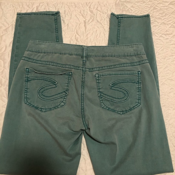 Silver Jeans Pants - Silver aiko skinny pants